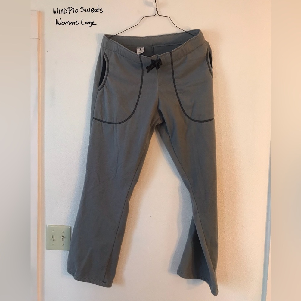 Melanzana Women’s Large Pewter Wind Pro Sweats